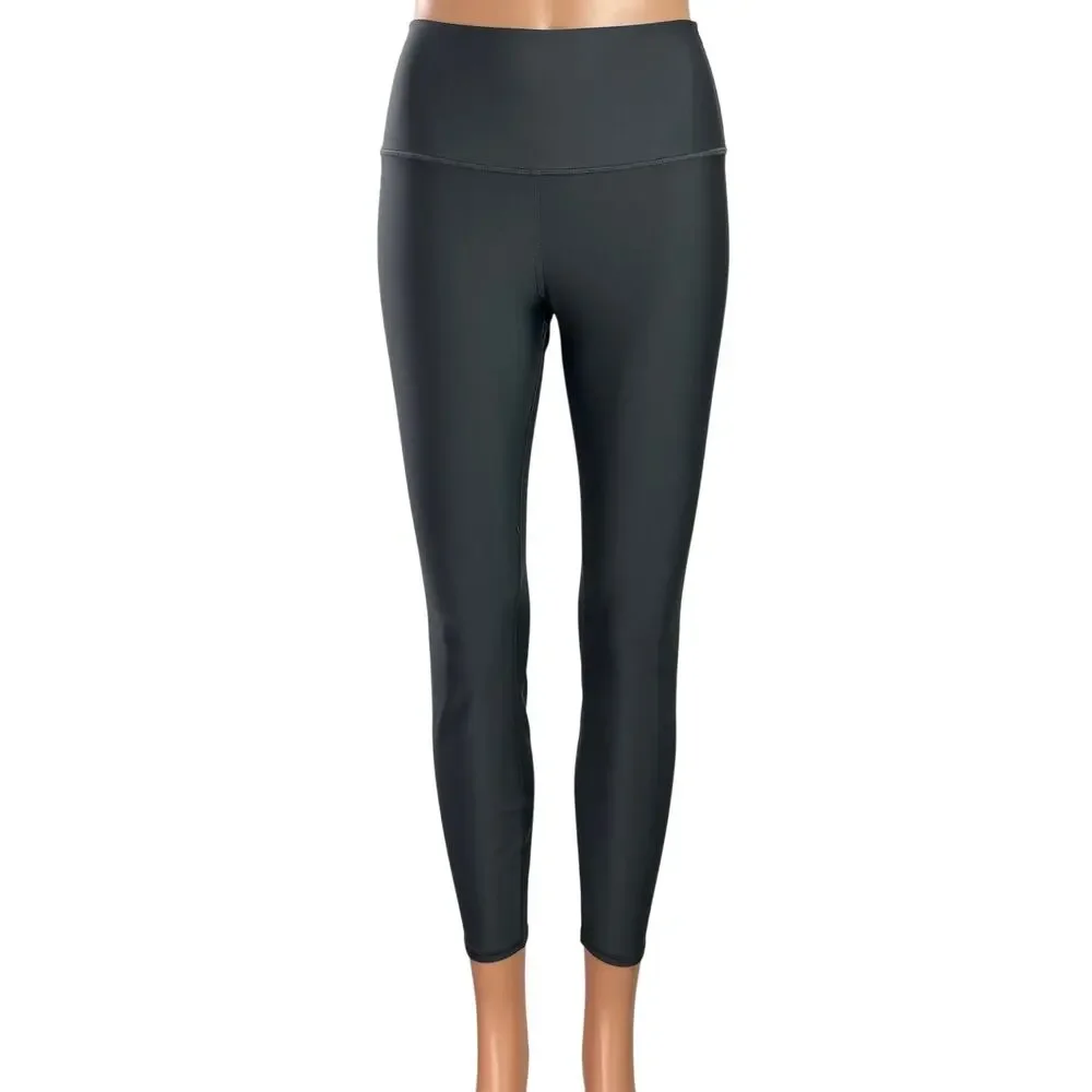 Alo Yoga Airlift Womens Black High-Rise Skinny Activewear Yoga Leggings Pants S